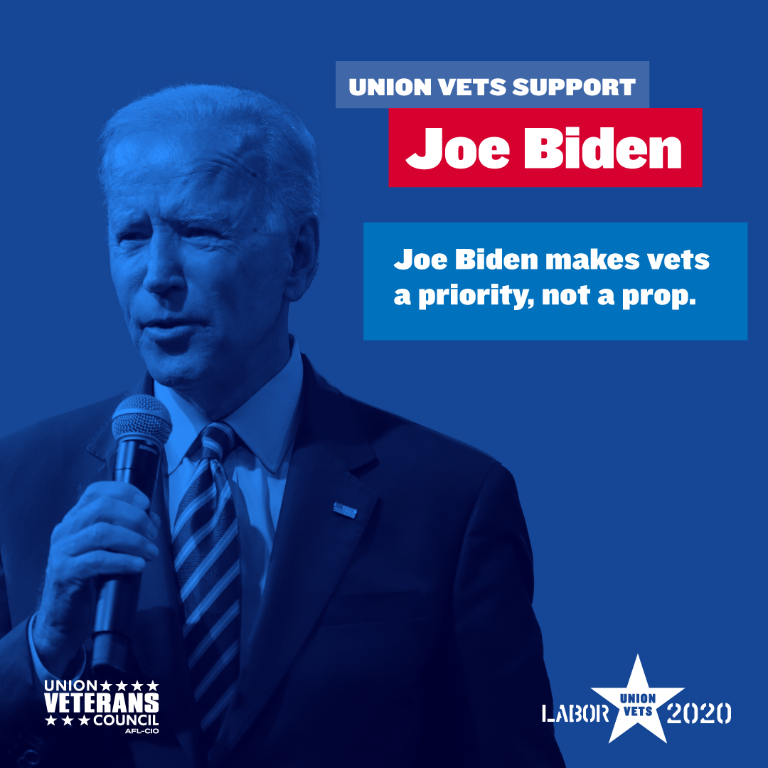 Union Veterans Support Joe Biden