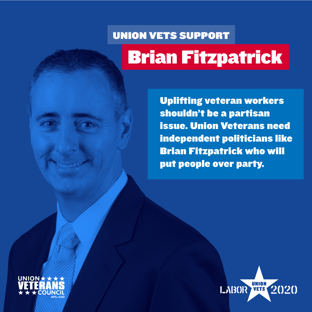 Union Veterans Support Rep. Brian Fitzpatrick