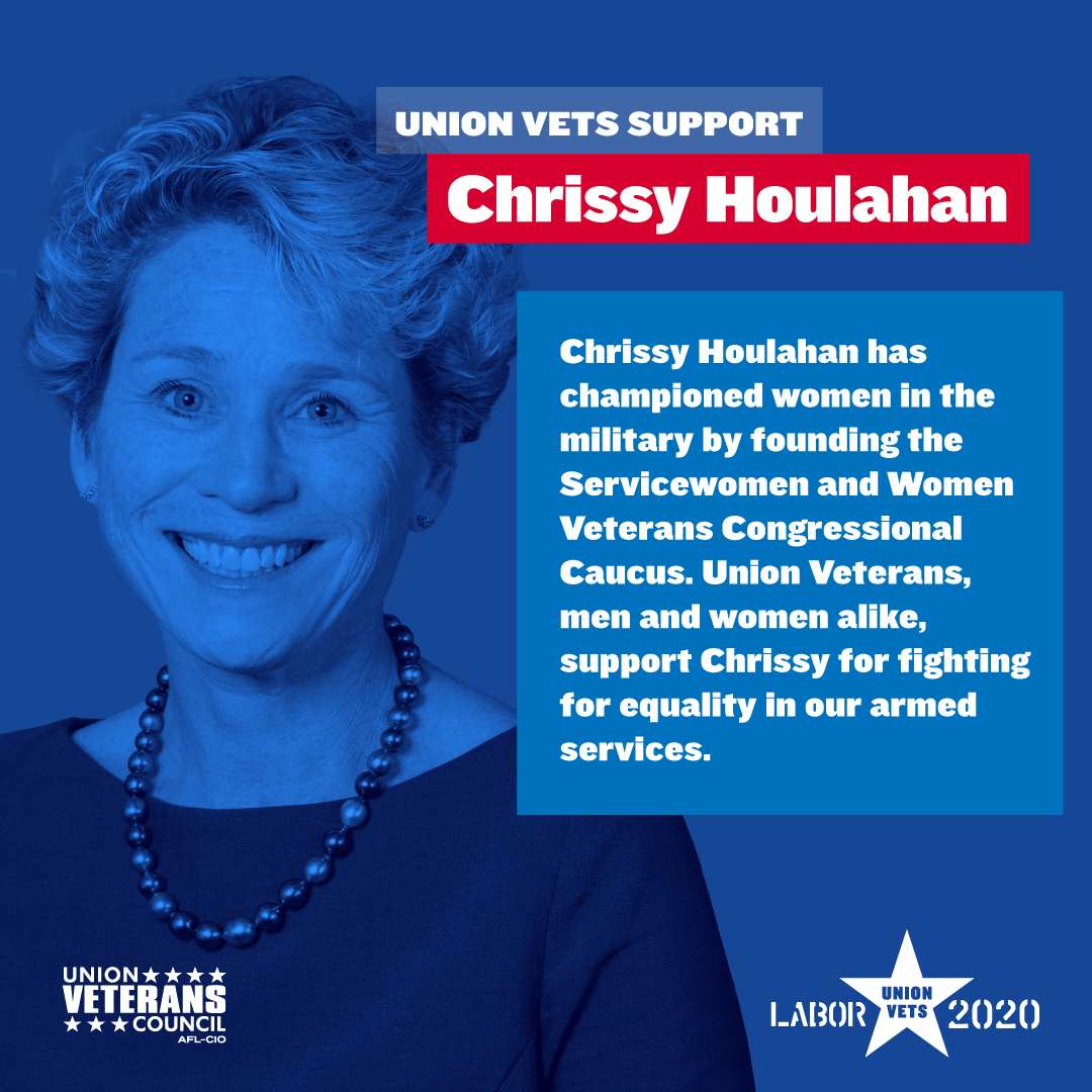 Union Veterans Support Rep. Chrissy Houlahan
